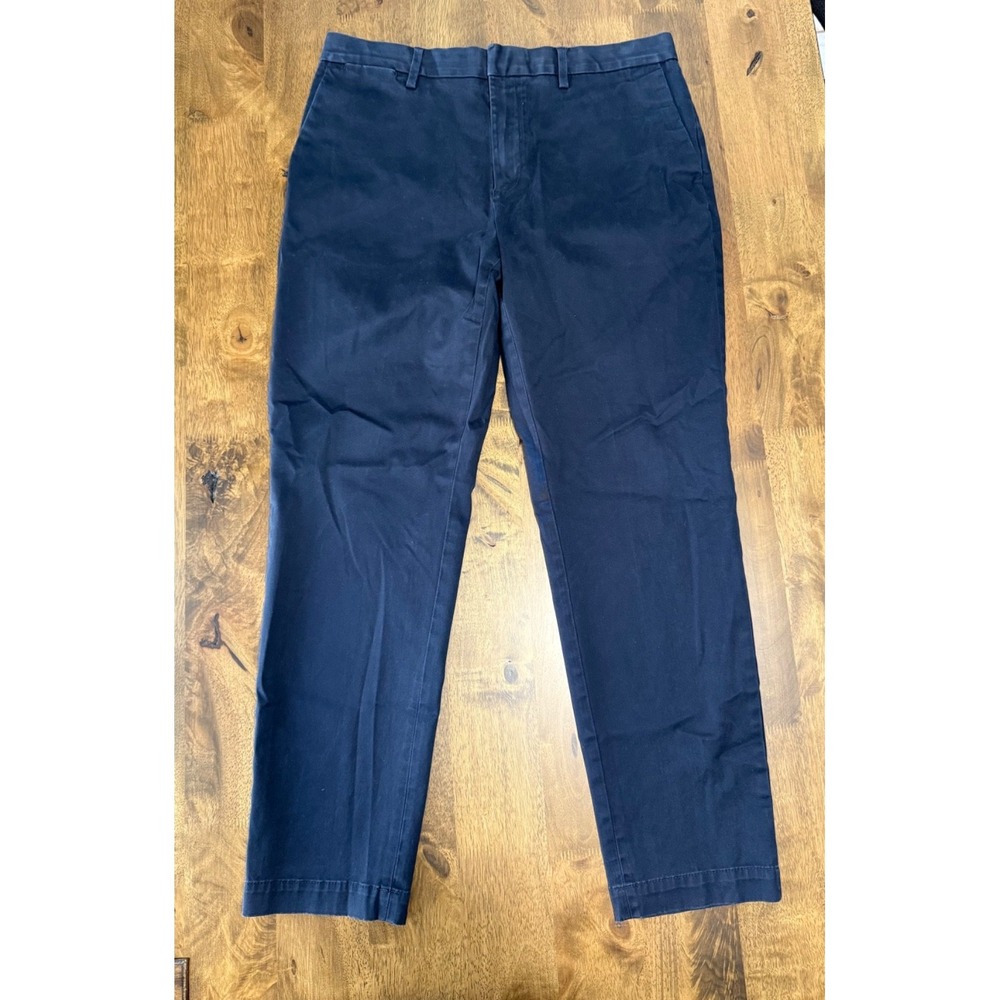 EUC Mens Banana Republic mason athletic tapered fit blue pants size 35x32